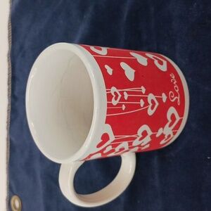 Love Hearts Coffee Mug 10 oz.   Just for You.  Dishwasher & Microwave Safe Used